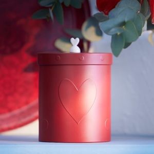 IKEA Vinterfint Red Tin Canister